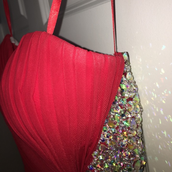 Red and sequin prom dress!!! - Picture 3 of 8